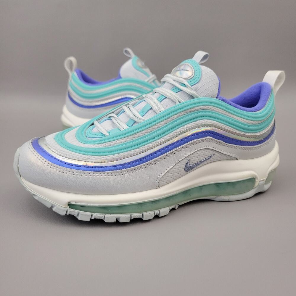 Nike Air Max 97 FP White Spruce Aura GS CT1965-400 Youth Size 5.5 - Picture 1 of 12
